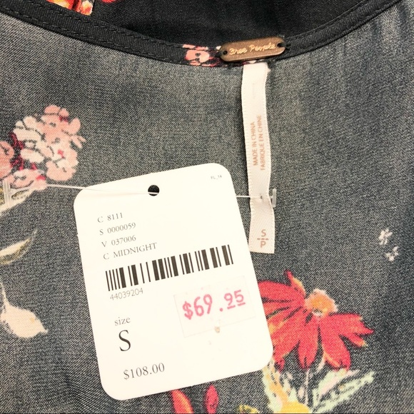 NWT Free People Run Around With Me Printed Tunic - Picture 9 of 11